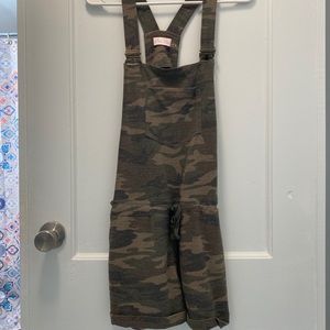 Camo Short Overalls